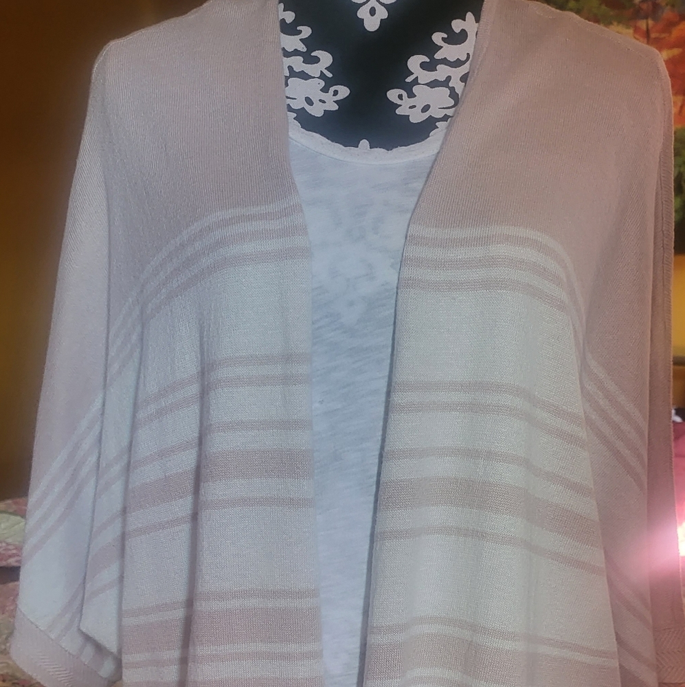 Gentle Fawn lux dress in cream & light brown size large